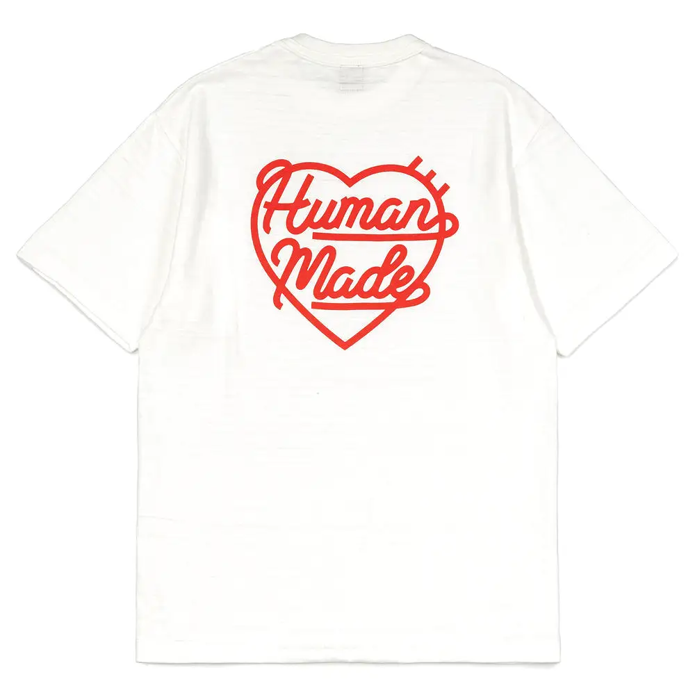 Human Made Heart Badge Tee White