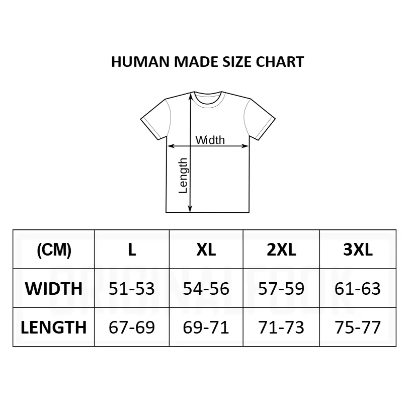 Human Made Heart Badge Tee White