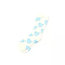 HUMAN MADE HEART SOCKS.- BLUE