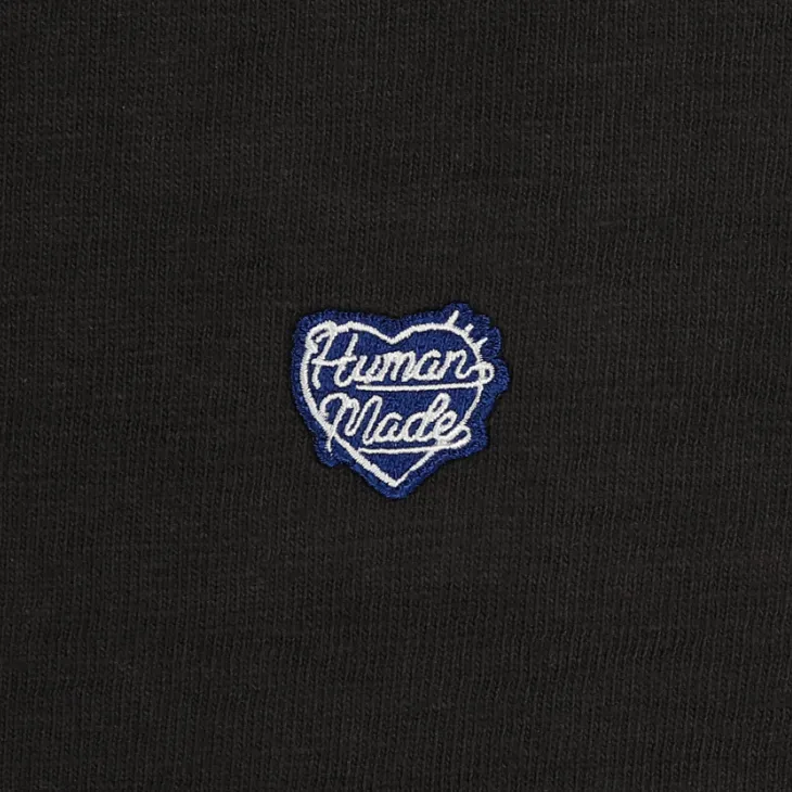 Human Made Navy Heart Badge Tee Black