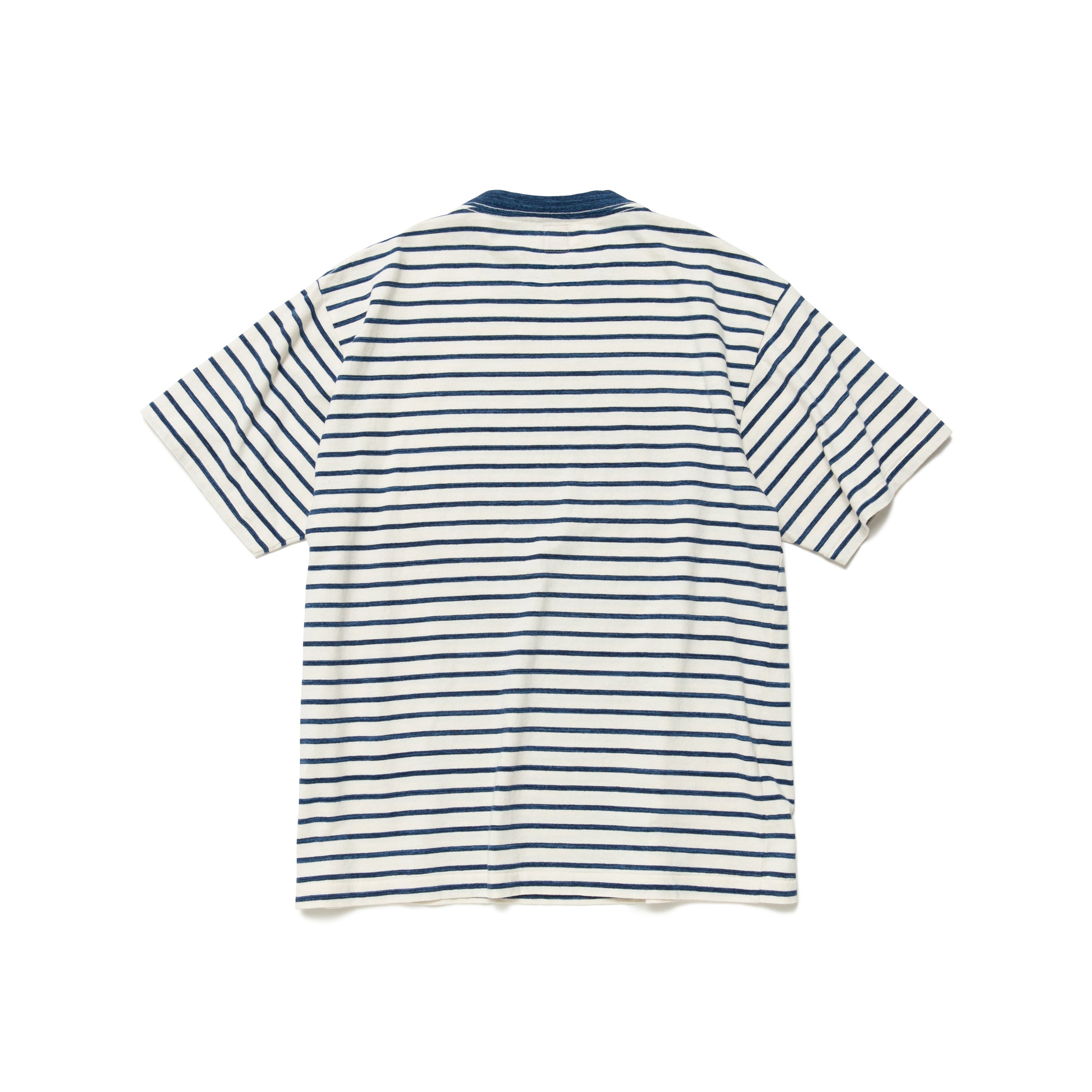 HUMAN MADE STRIPED HEART T-SHIRT - NAVY