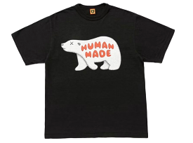 KAWS x Human Made #7 Tee Black