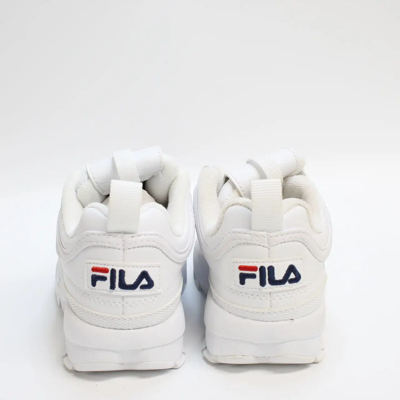 Kids Fila Disruptor Ii Kids White Fila Navy Fila Red Uk Size 10 Youth