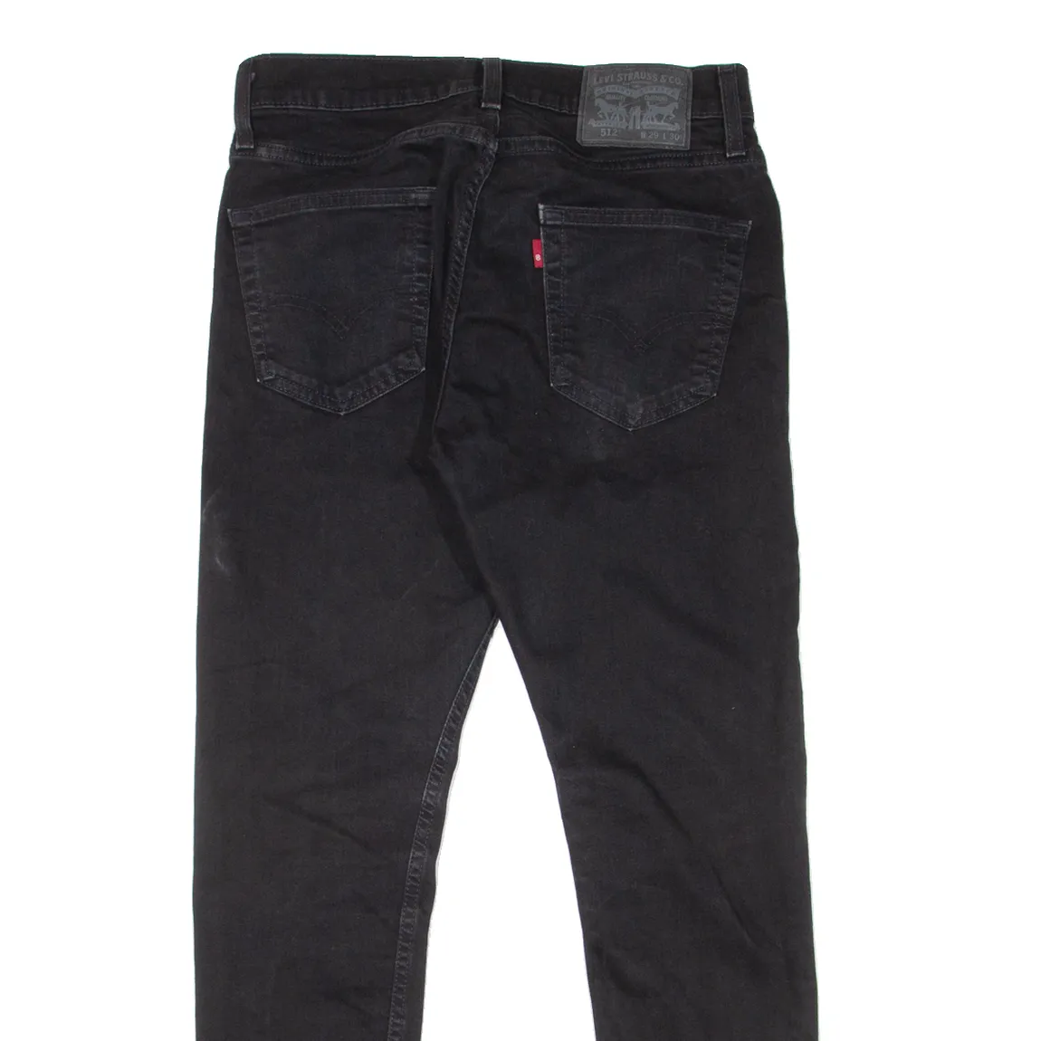 LEVI'S 512 Jeans Mens Black Slim Tapered W29 L30