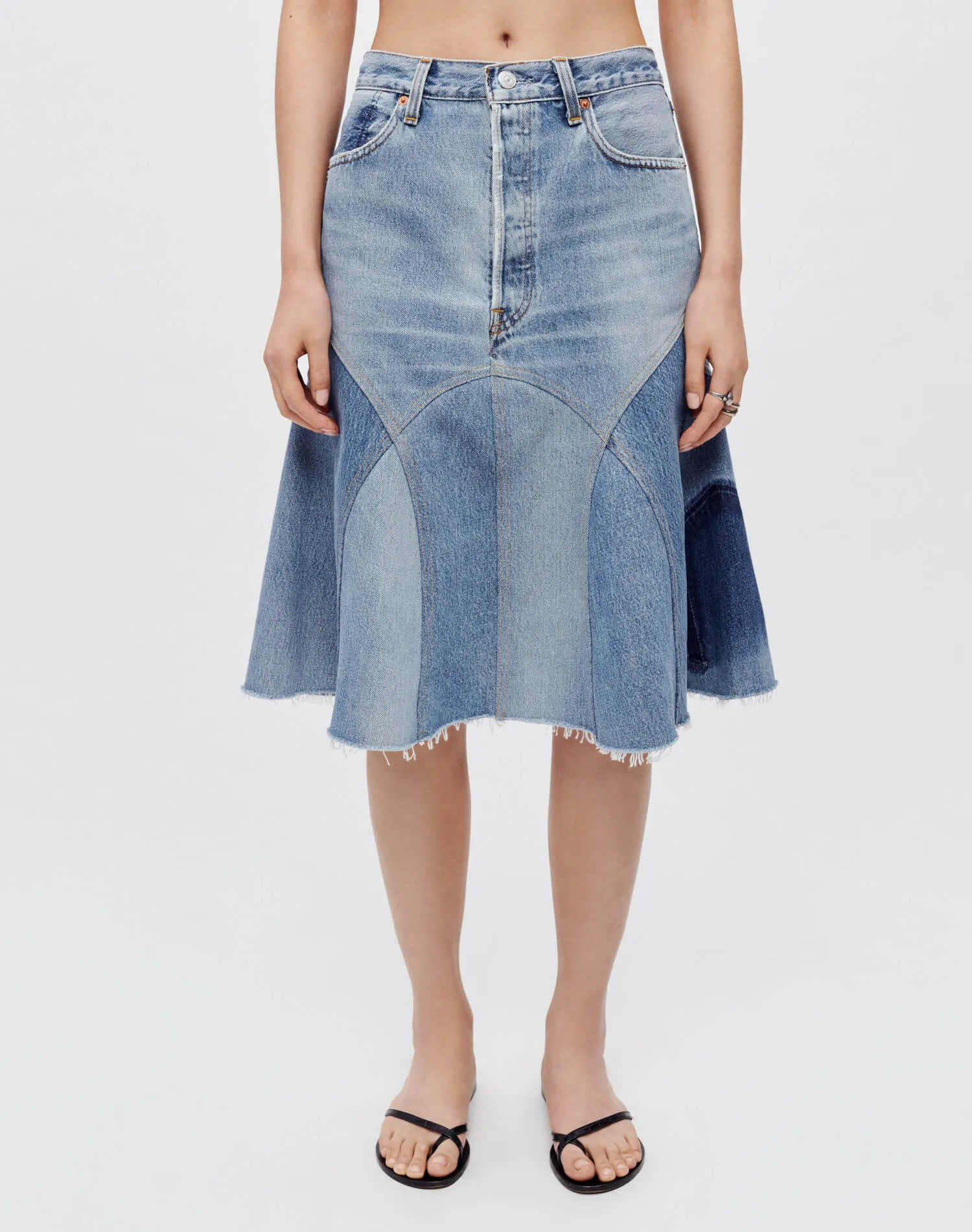 Levi's Engineered Seamed Skirt