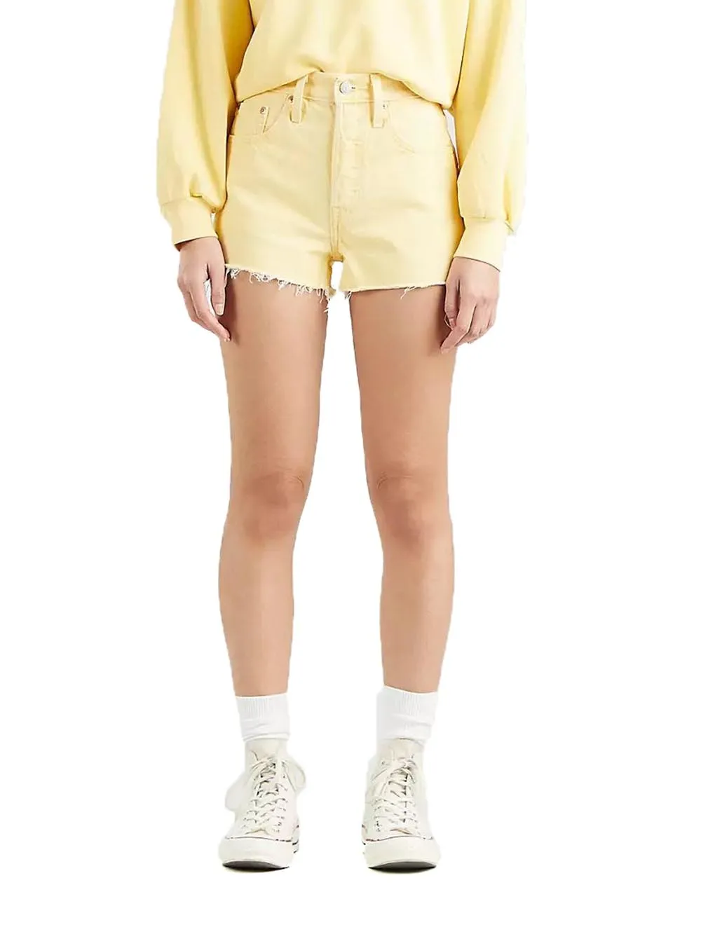 Levi's Short Donna 501 Original Short 56327 Giallo