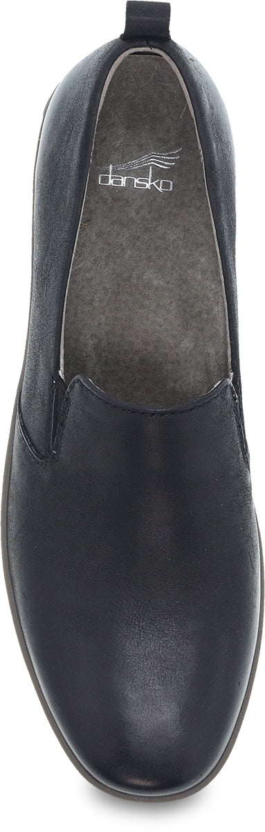 Libbie Black Burnished Oxford