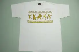 March With The Arts Vintage Best Fruit of the Loom Made in USA 90's Single Stitch T-Shirt