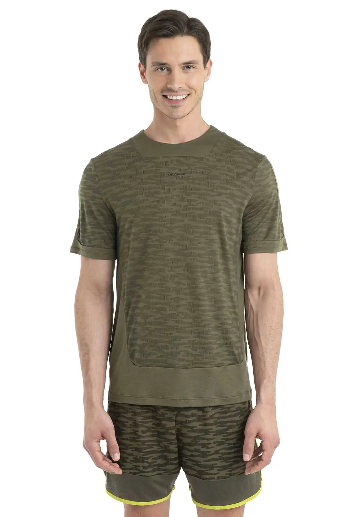 Mens 125 ZoneKnit™ Merino Short Sleeve Tee IB Topo