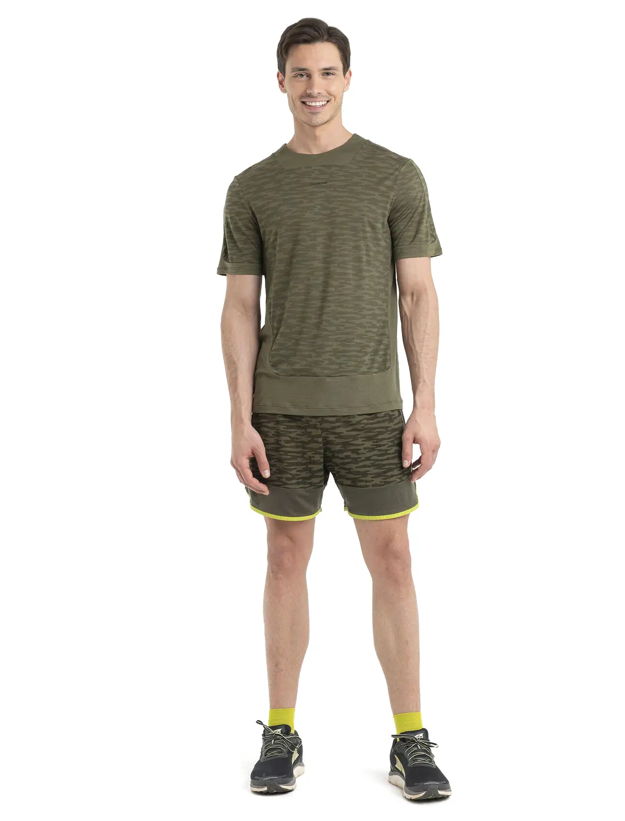 Mens 125 ZoneKnit™ Merino Short Sleeve Tee IB Topo