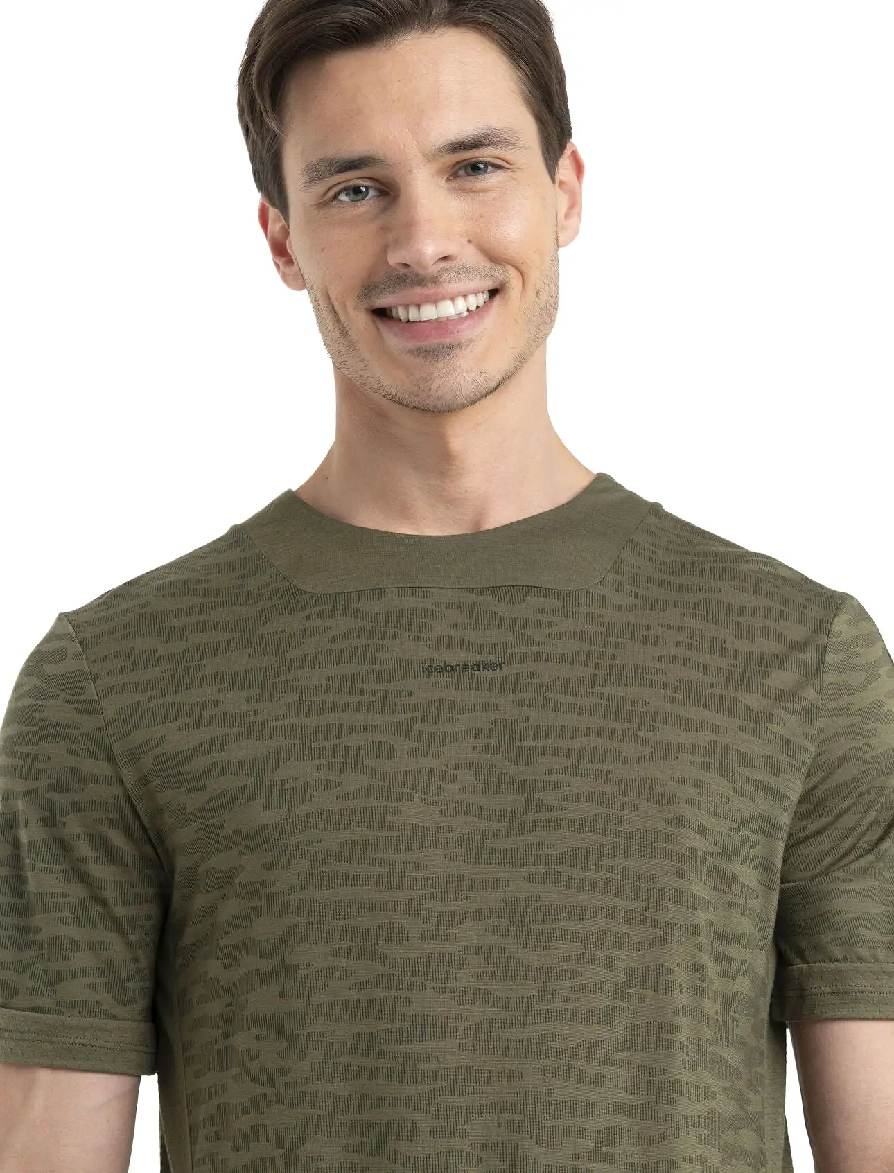 Mens 125 ZoneKnit™ Merino Short Sleeve Tee IB Topo