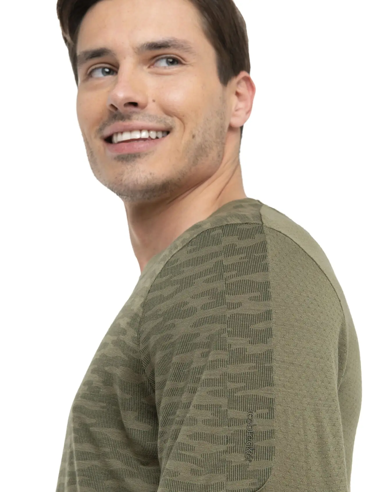 Mens 125 ZoneKnit™ Merino Short Sleeve Tee IB Topo