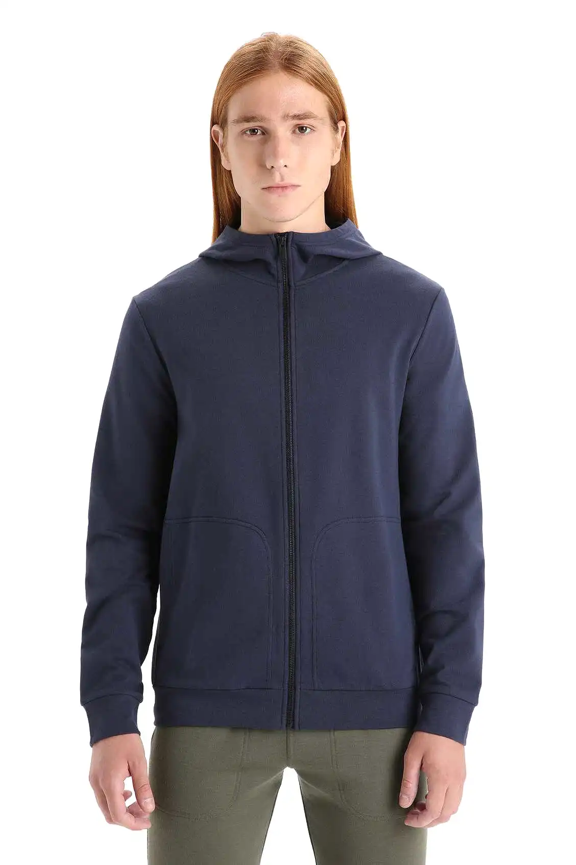 Men's Merino Central Classic Long Sleeve Zip Hoodie