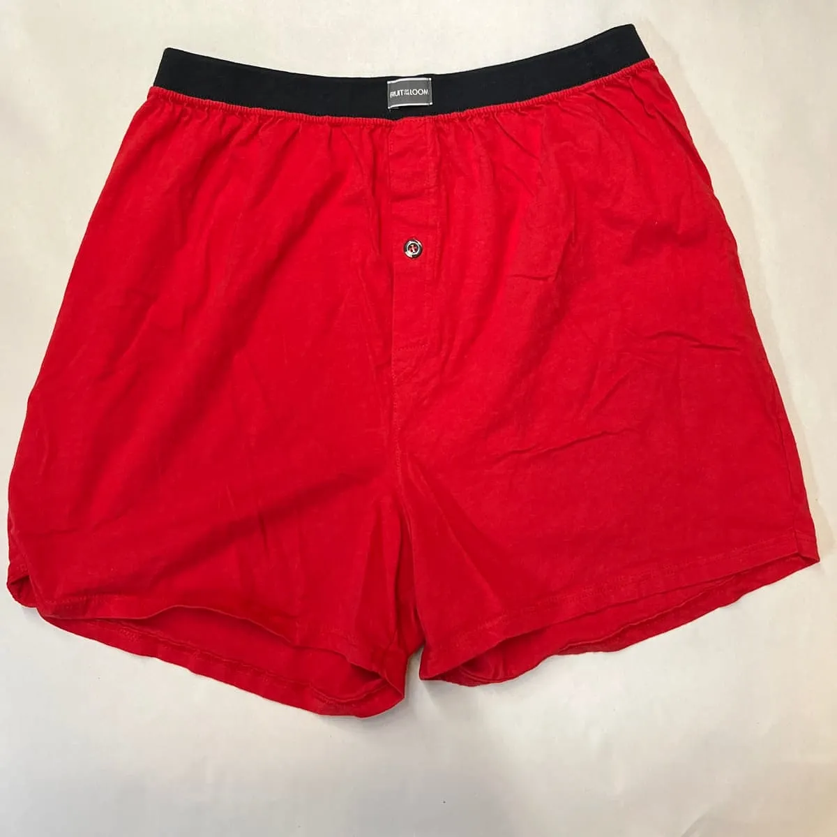 Men's  •Fruit of the Loom• Men's Cotton Knit Boxer Shorts