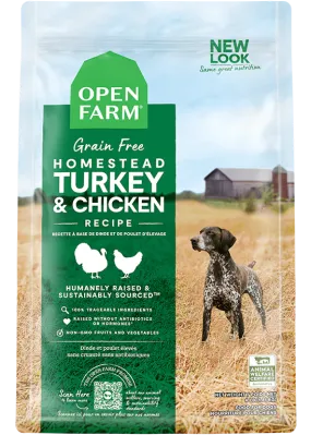 Open Farm Homestead Turkey & Chicken Grain-Free Dry Dog Food