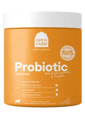 Open Farm Probiotic Supplement Chews for Dogs