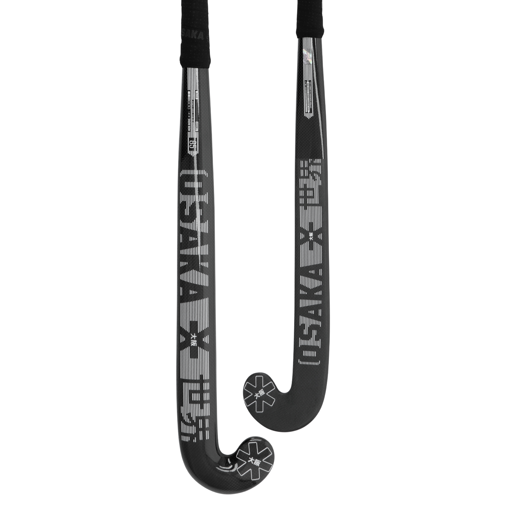 Osaka Vision 85 Show Bow Hockey Stick 2024 - Carbon White