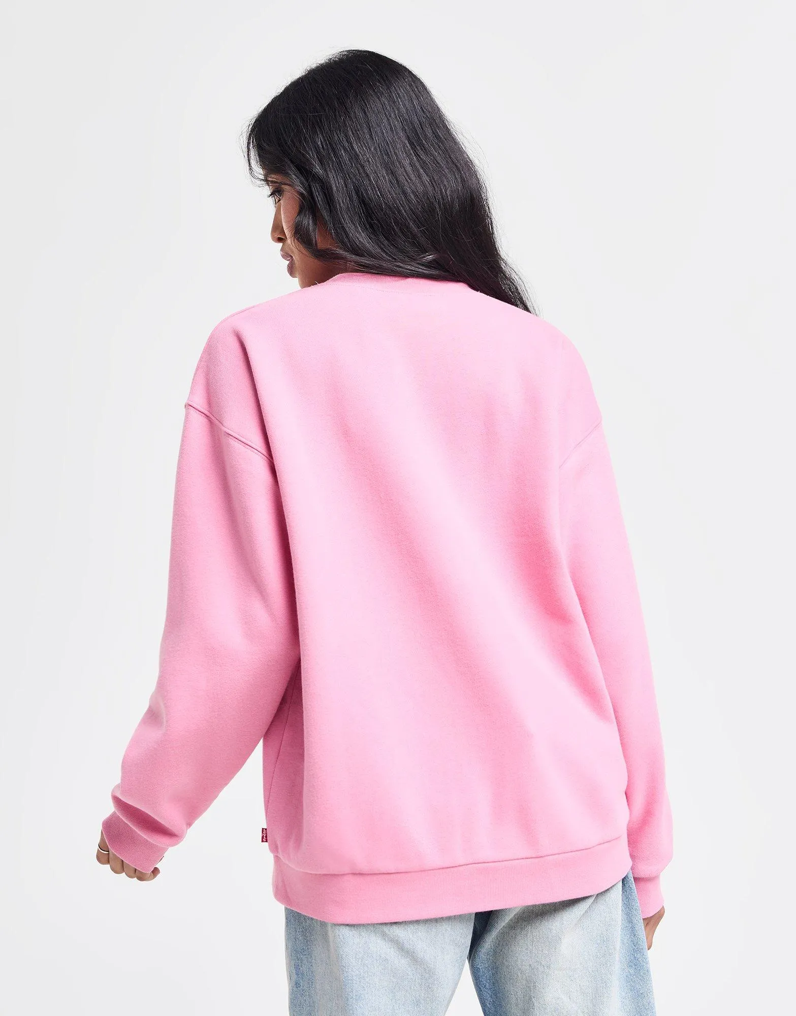 Pink LEVI'S Logo Varsity Crew Sweatshirt - JD Sports 