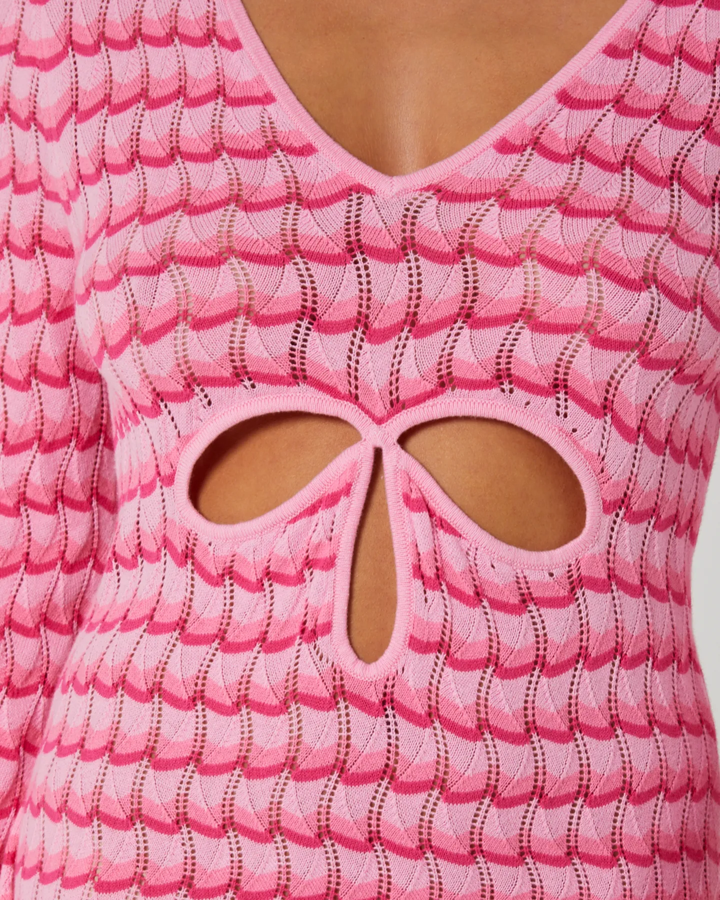 Seafolly Carnaby Knit Cover Up - Fuchsia Rose | SurfStitch