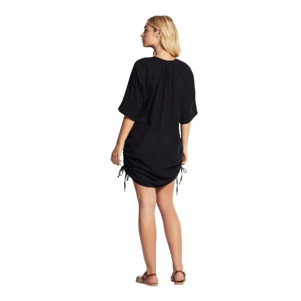 SEAFOLLY - Crinkle Cotton Cover Up