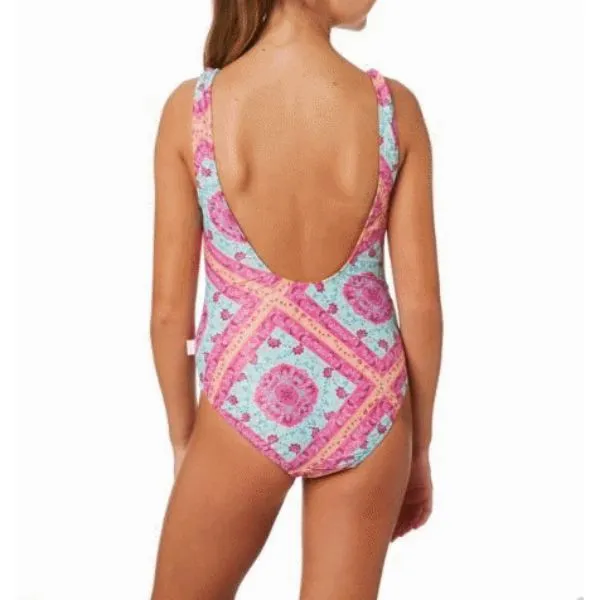 SEAFOLLY - Girls Bohemian Bouquet 80`S Tank One Piece