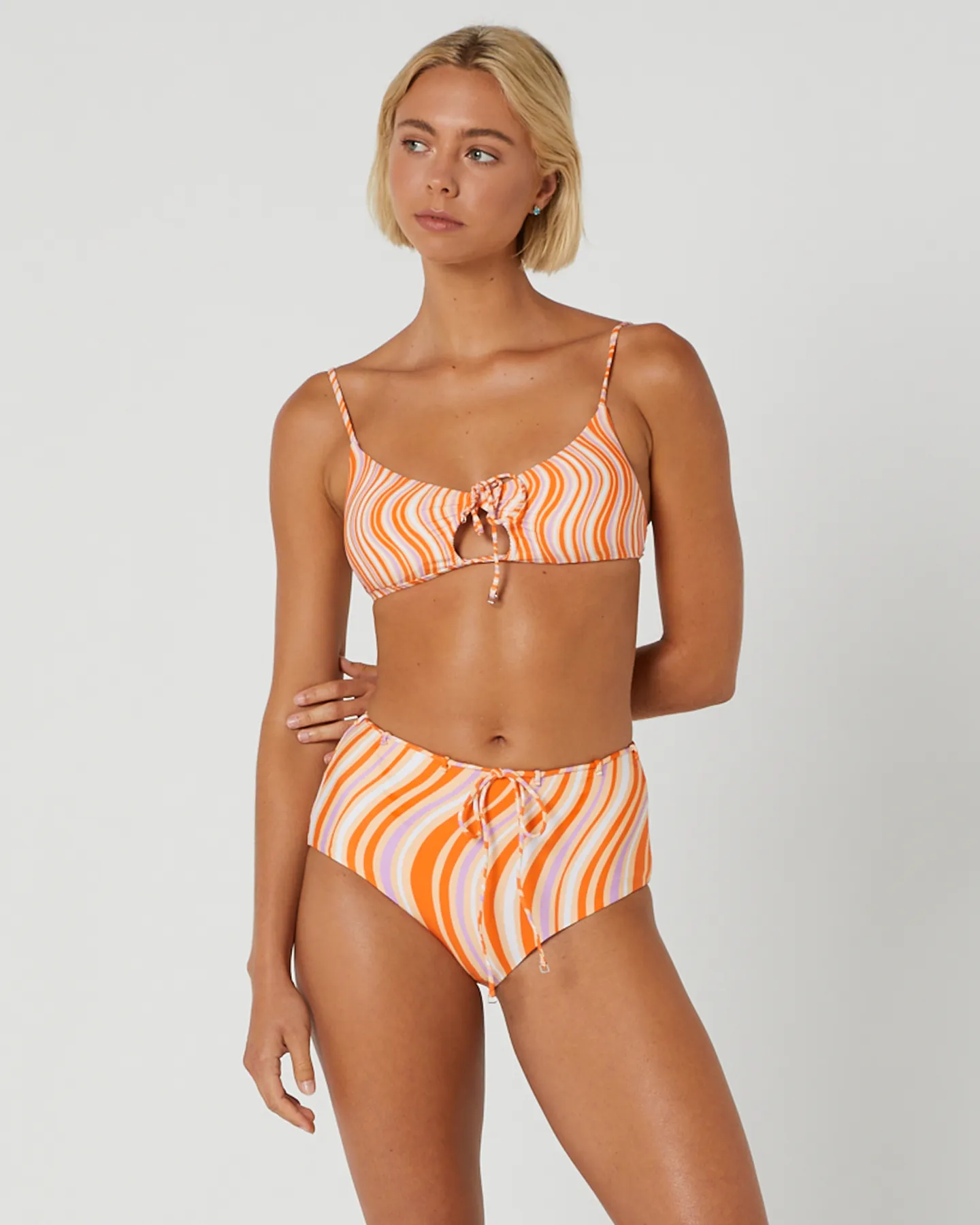 Seafolly High Waisted Pant - Mandarin | SurfStitch