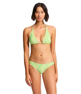 Seafolly Mod Squad Longline Slide Tri