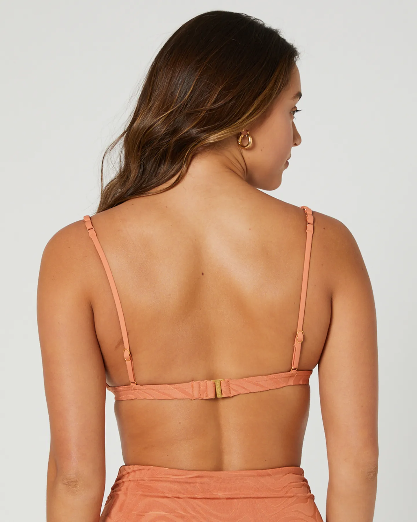 Seafolly Second Wave Fixed Tri Bra - Copper Tan | SurfStitch