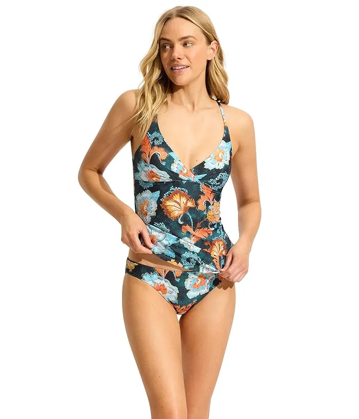 Seafolly Spring Festival Wrap Front Tankini