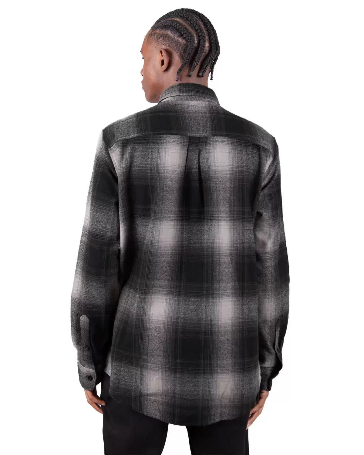 Shaka Wear SHHFS Men's Plaid Flannel Overshirt SKU: SHHFS