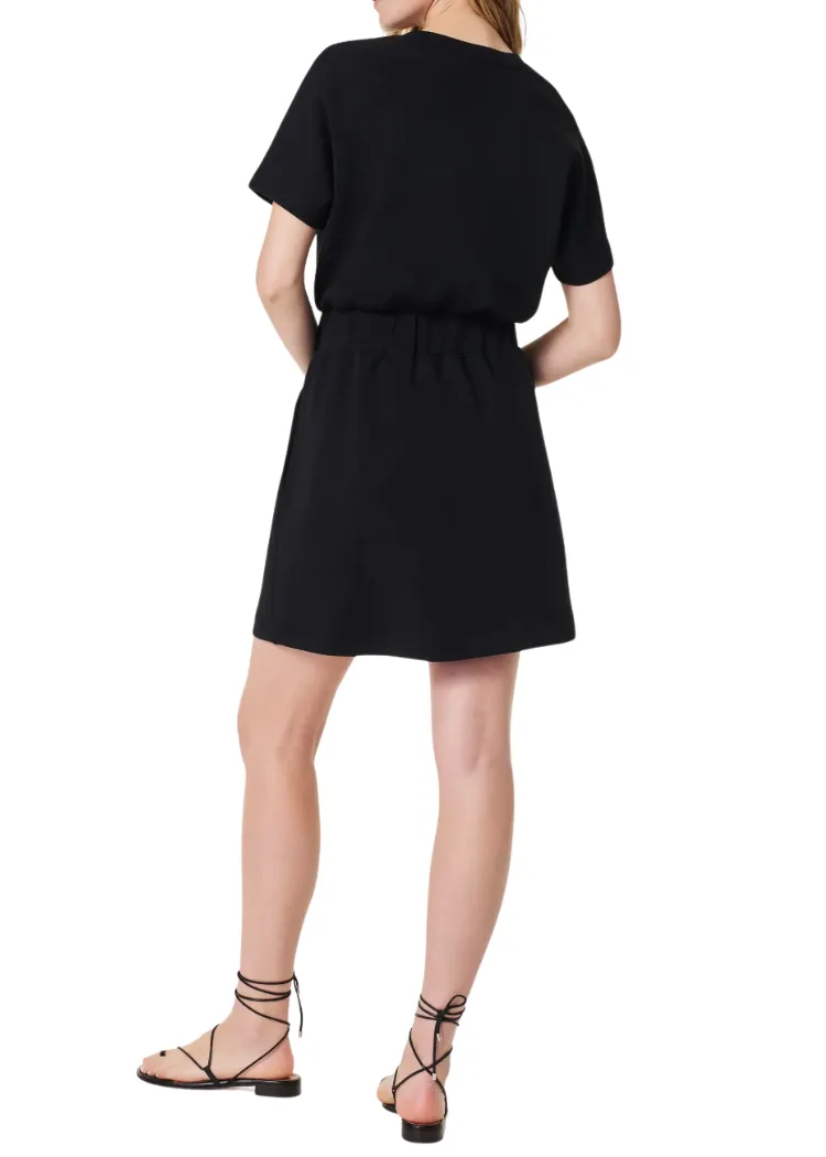 Spanx Aire Cinched T- Shirt Dress- Very Black