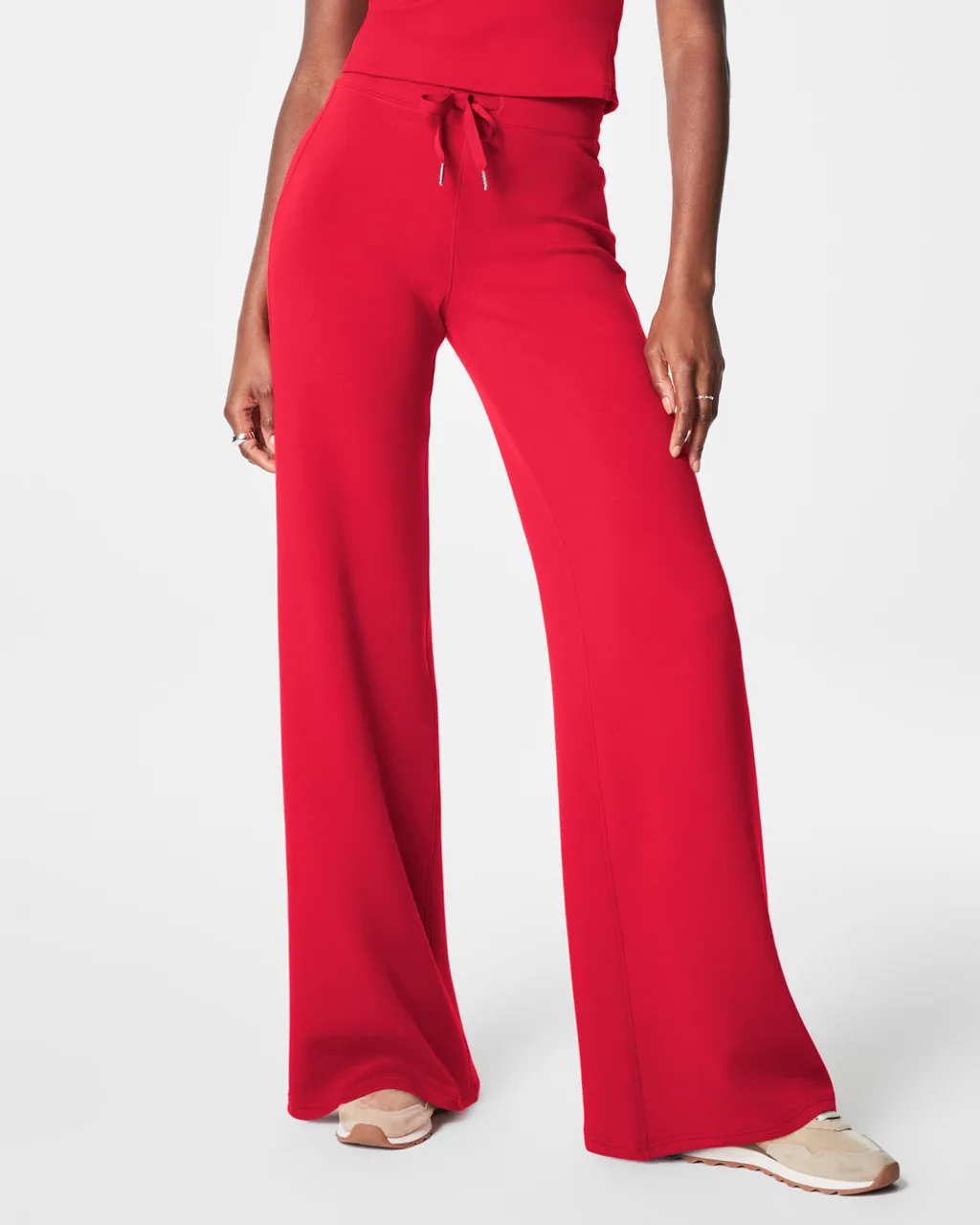 Spanx AirEssentials Wide Leg Pant- Spanx Red