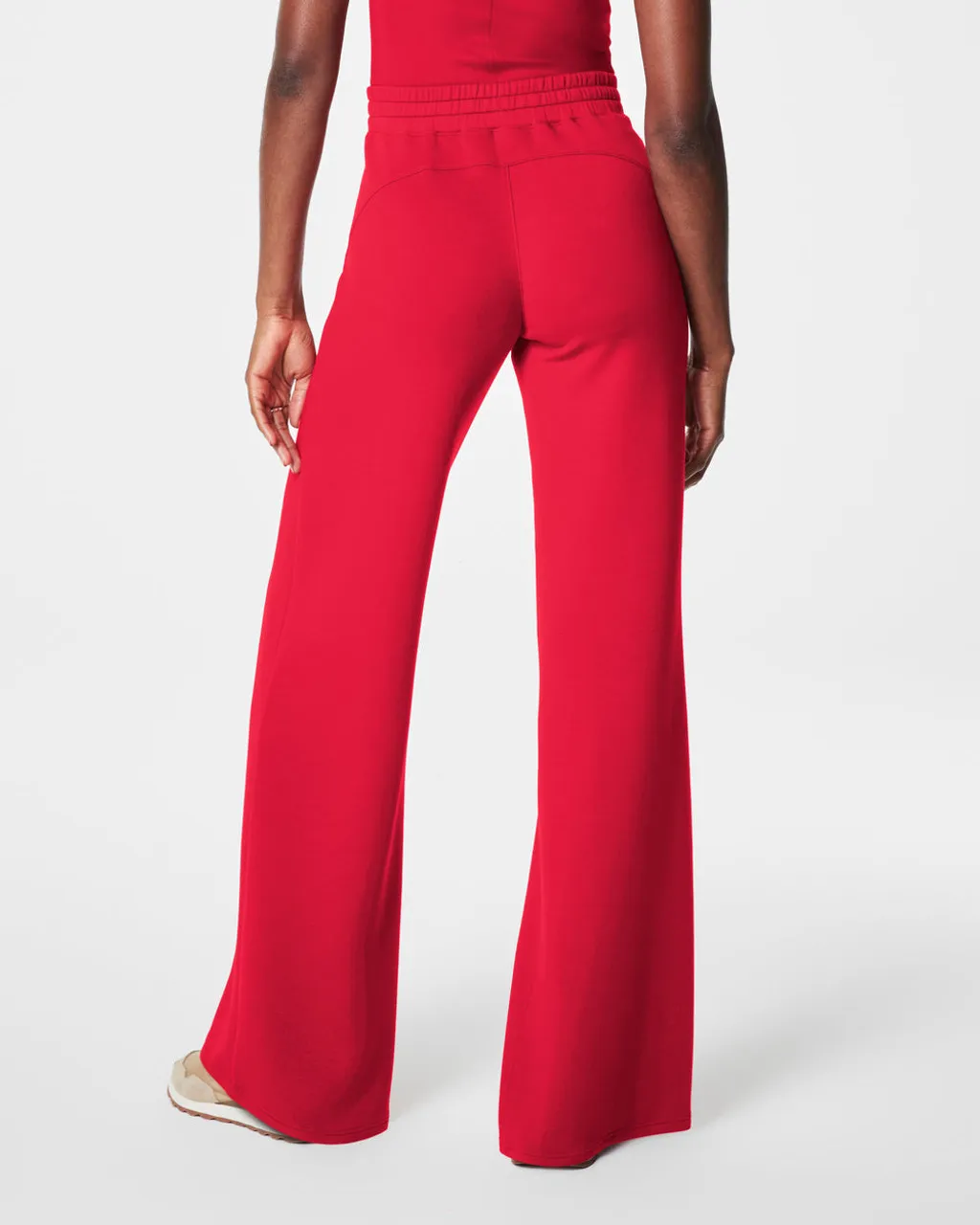 Spanx AirEssentials Wide Leg Pant- Spanx Red