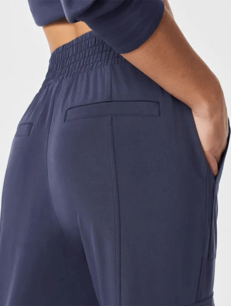 Spanx Casual Fridays Cargo Jogger in Dark Storm