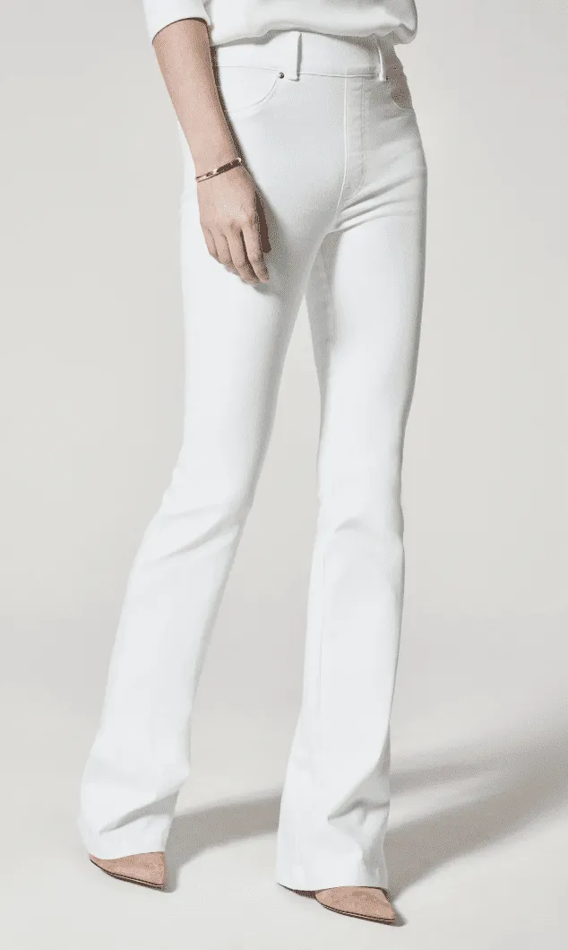 SPANX Flare White Jeans