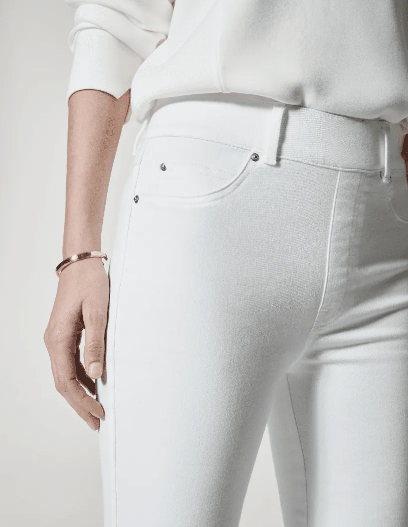 SPANX Flare White Jeans