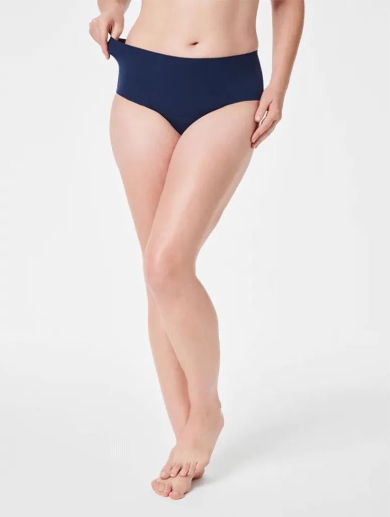 Spanx Undie-Tectable Brief in Dark Sapphire