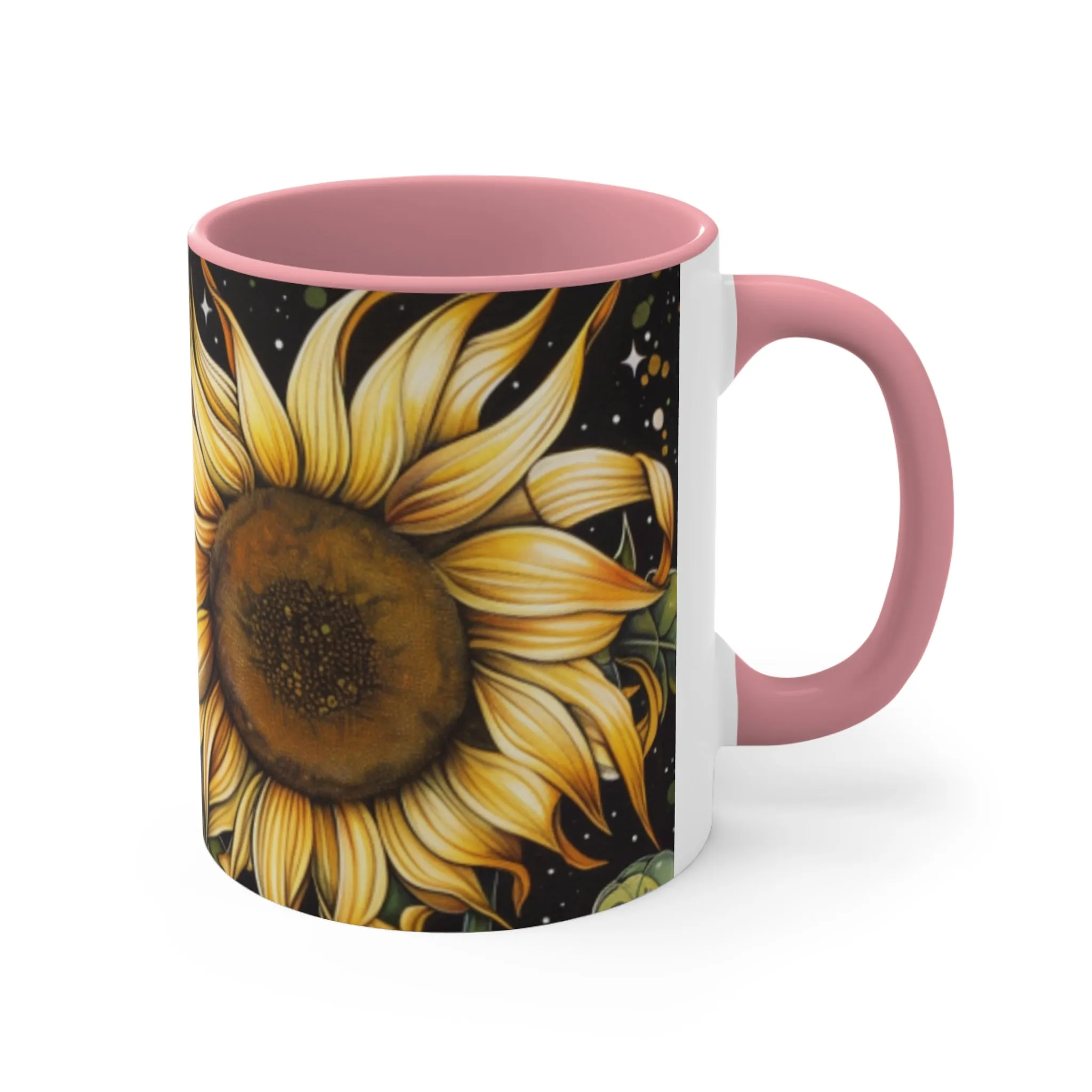 Sunflower Accent Coffee Mug, 11oz