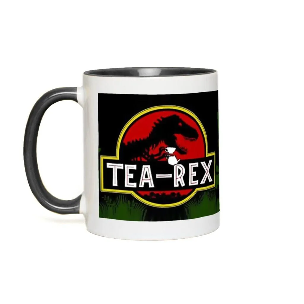 Tea Rex Accent Mugs || T Rex Mugs Tea Rex Accent Mugs, Dinosaurs Mug, mr tea rex mug , ms tea rex mug, Tea Lover Gift