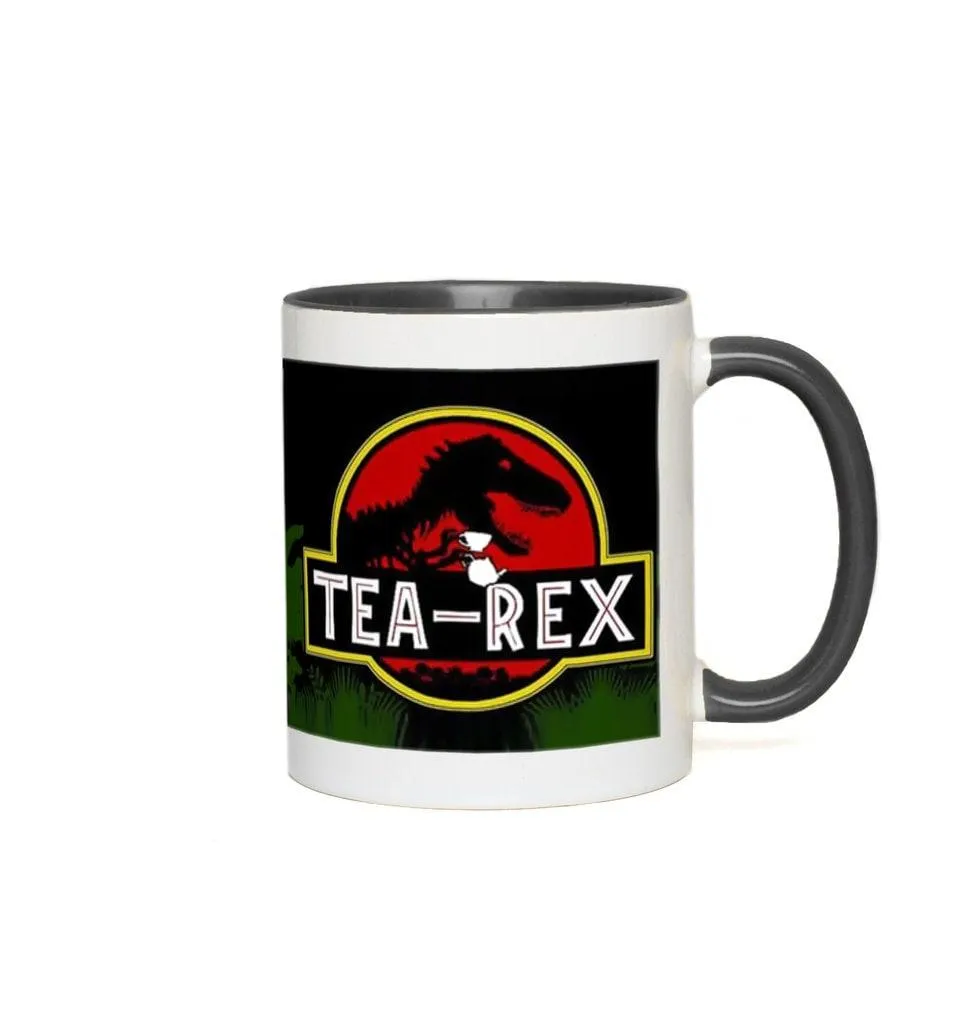 Tea Rex Accent Mugs || T Rex Mugs Tea Rex Accent Mugs, Dinosaurs Mug, mr tea rex mug , ms tea rex mug, Tea Lover Gift