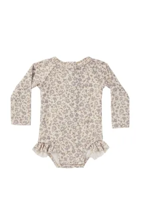 The Olivia Rashguard Swimsuit by Quincy Mae - French Garden - BABY