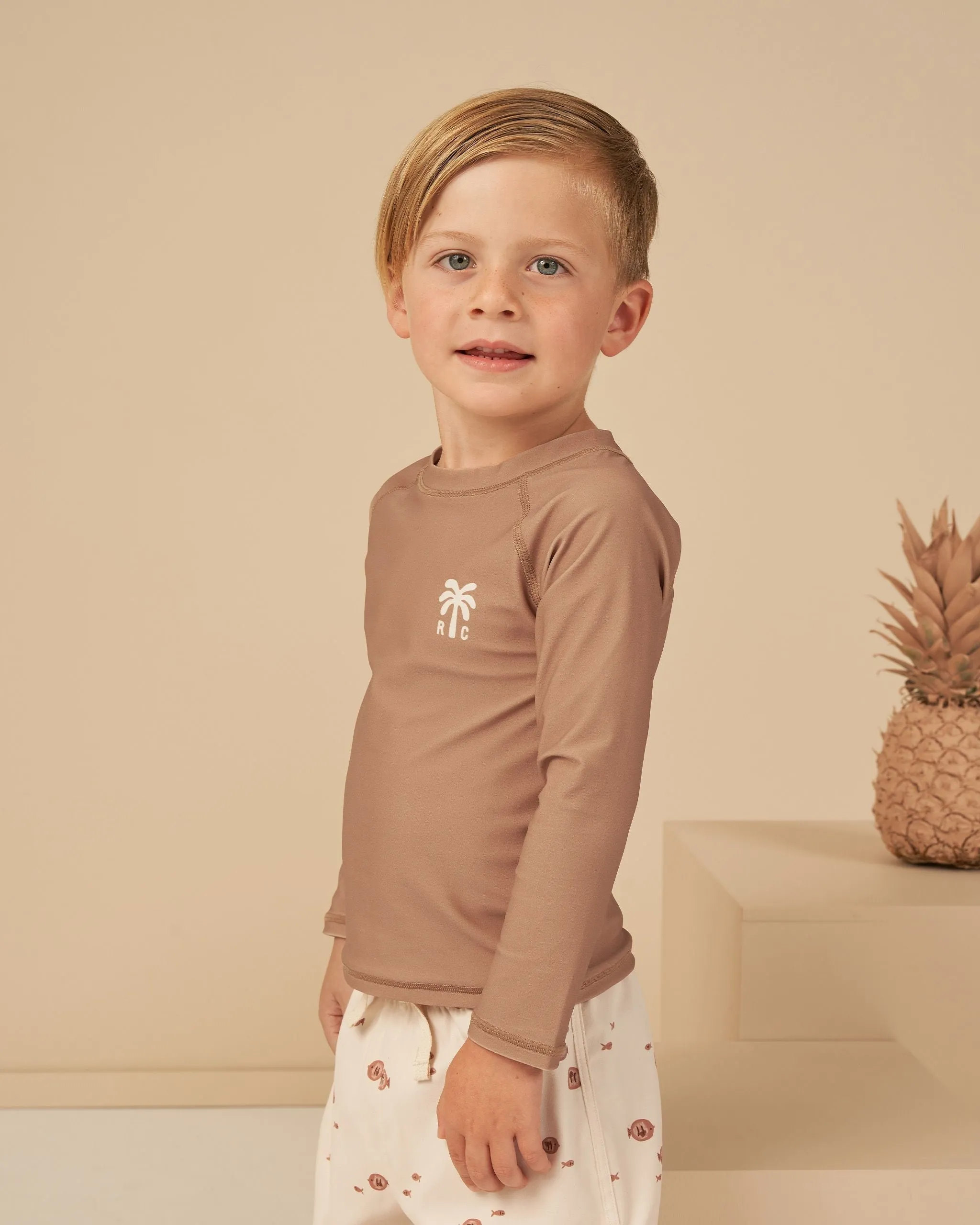 The Rash Guard by Rylee + Cru - Clay - KIDS